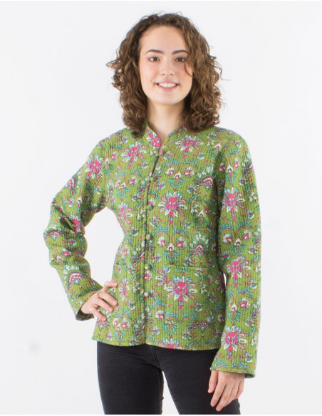 Veste matelassée bohème réversible