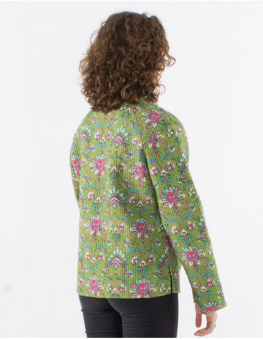 Veste matelassée bohème réversible