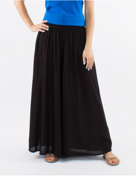 Pantalon extra large uni confortable