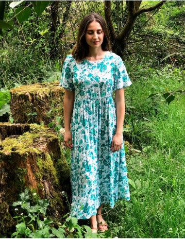 Robe midi manche courte hotsell