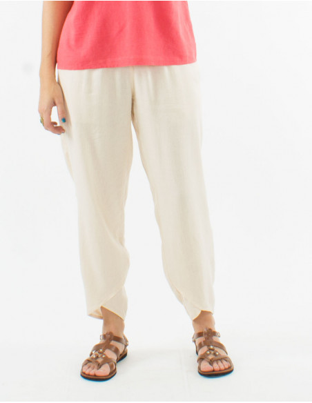 Elasticated waistband trousers