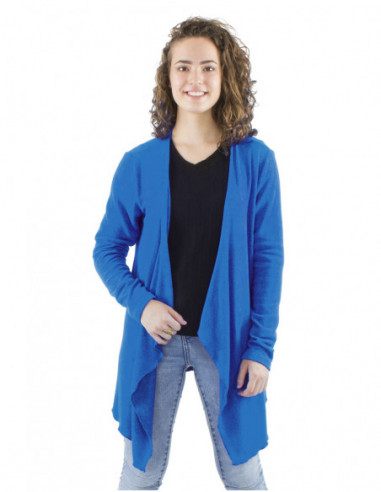 Gilet fluide à pans couleur unie