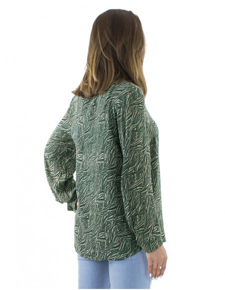 Classic blouse in retro style