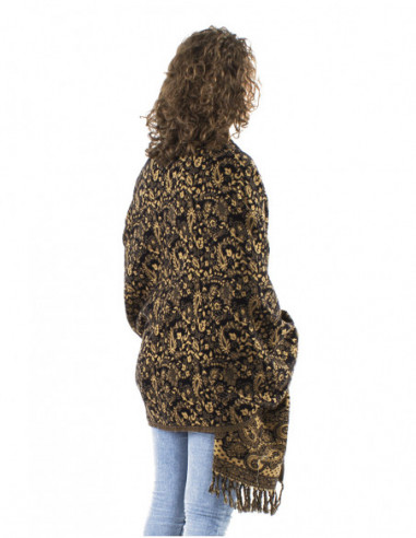 Ethnic paisley printed scarf