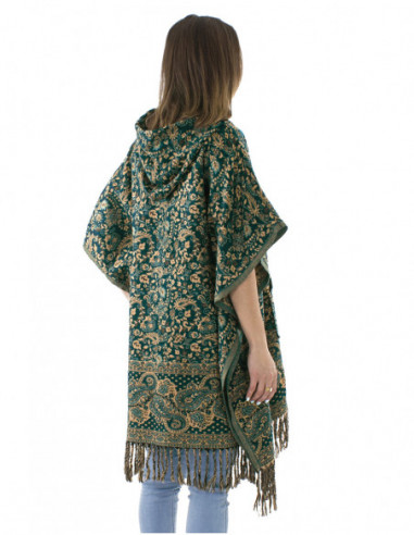 Poncho style ethnique et bohème