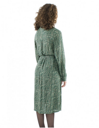 Midi dress, retro vintage, with laces
