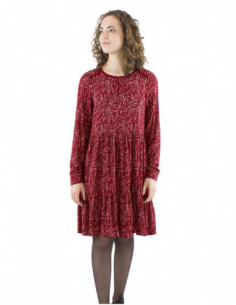 Mid-length dress, retro style, V-neck 2