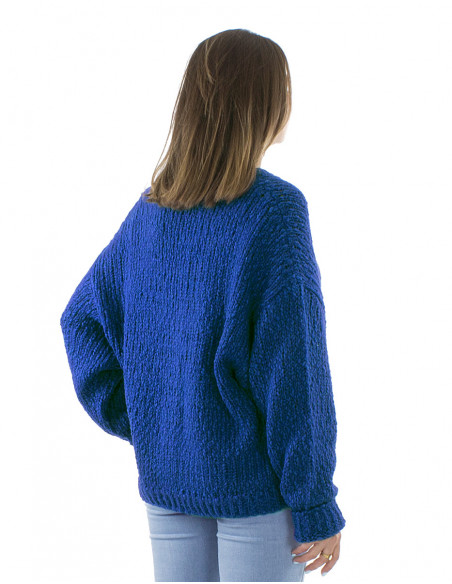 Large jacket vest with long sleeves