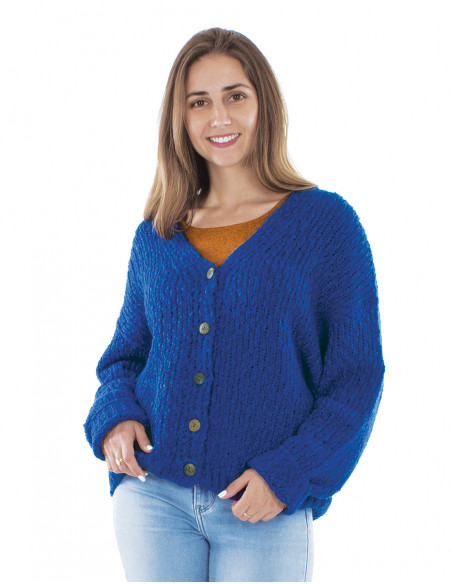 Large jacket vest with long sleeves