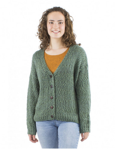 Large jacket vest with long sleeves