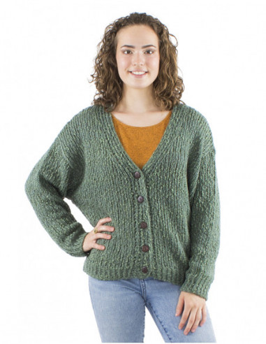 Large jacket vest with long sleeves