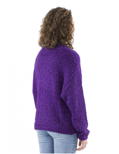 Large jacket vest with long sleeves