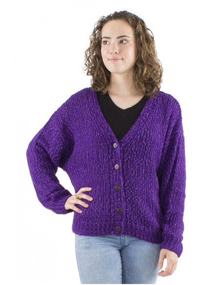 Large jacket vest with long sleeves