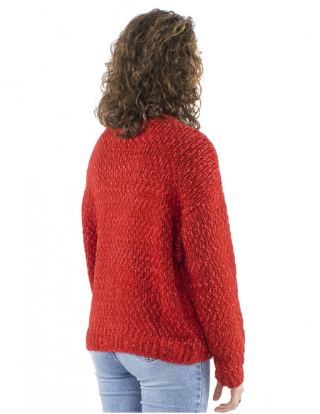 Large jacket vest with long sleeves