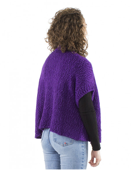 Jacket vest with short sleeves