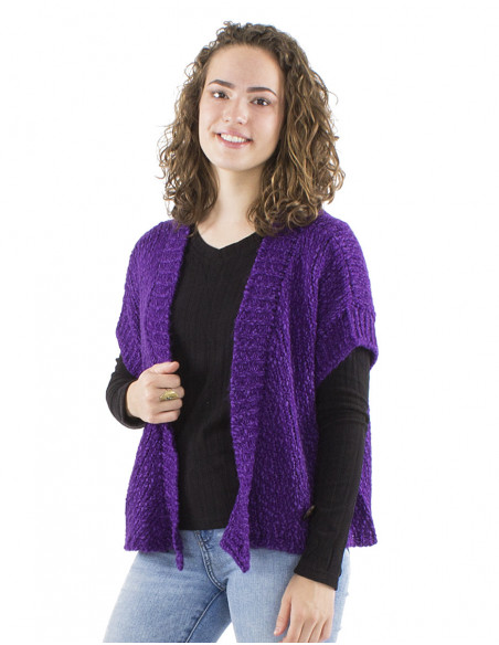 Veste gilet manches courtes