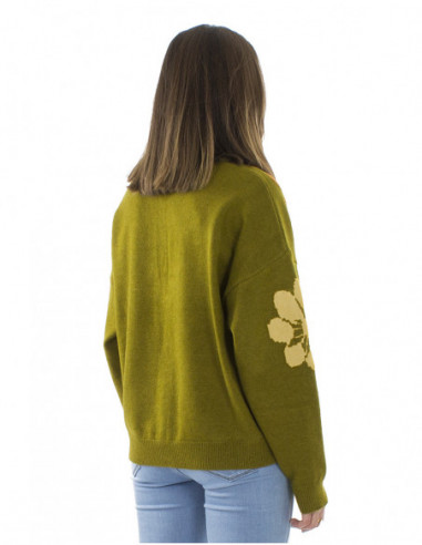 Gilet veste avec col V et poches