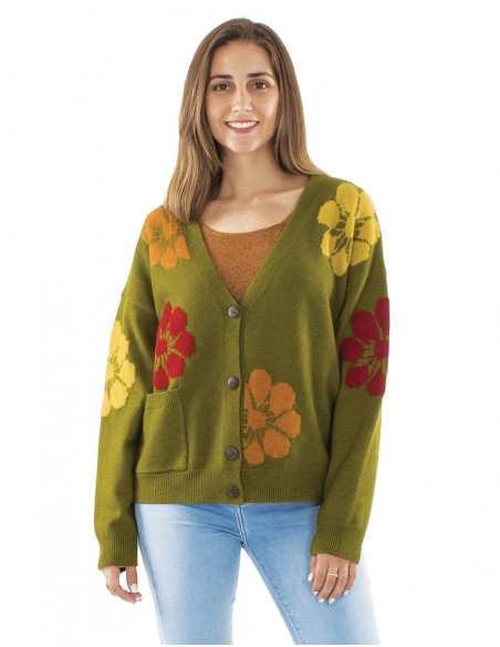 Jacket vest, V-neck and front pocket