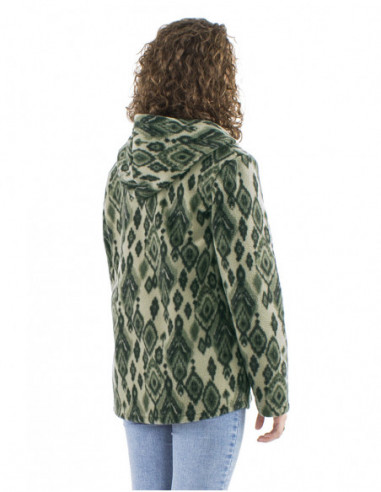 Polar jacket, original abstract patterns