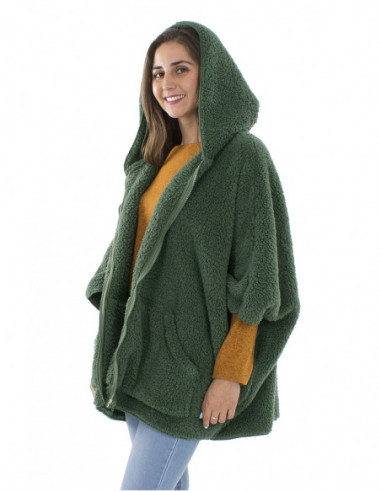 Veste oversize manches chauve-souris