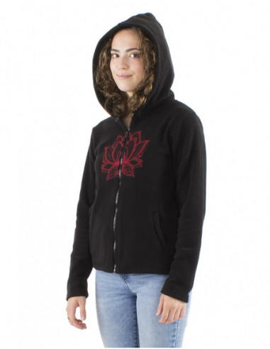 Short polar jacket, original embroidery