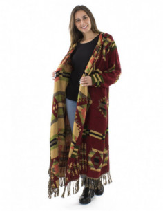 Veste longue style amérindien 2