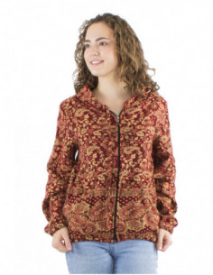 Veste courte, motif cachemire bohème 2