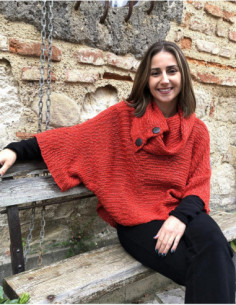 Pull large manches...