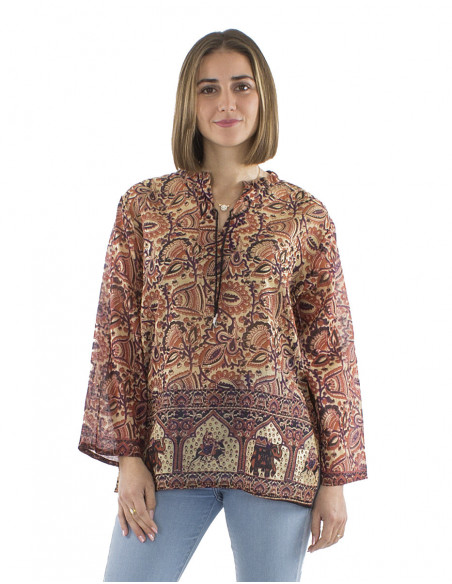Chemisier blouse indienne