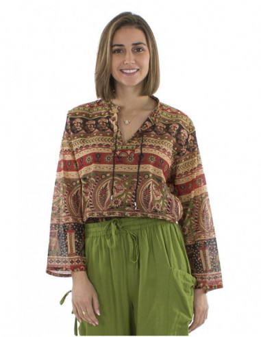 Chemisier blouse indienne