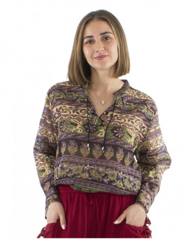 Chemisier blouse indienne