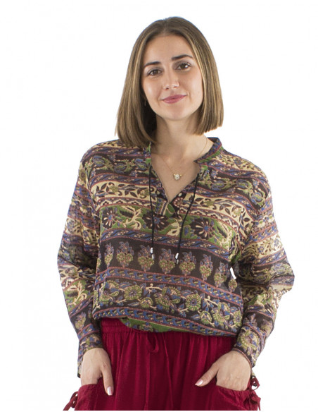 Chemisier blouse indienne