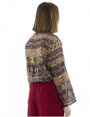 Chemisier blouse indienne
