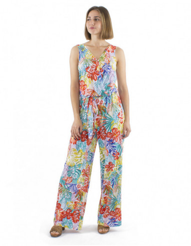 Combi pantalon portefeuille pour femme