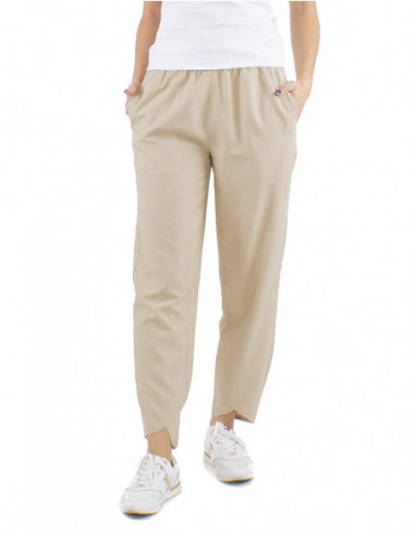 Elasticated waistband trousers