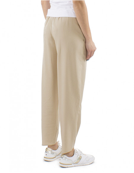 Elasticated waistband trousers