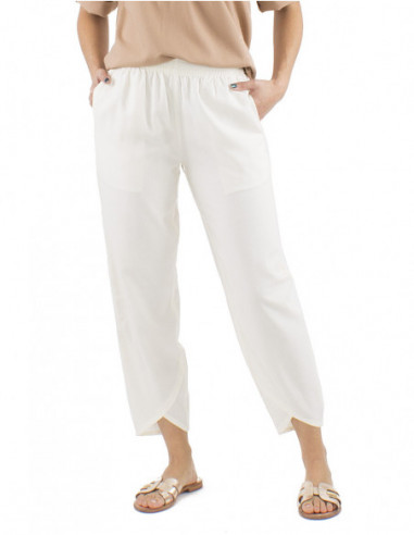 Elasticated waistband trousers