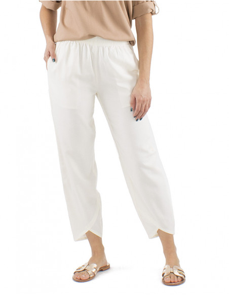 Elasticated waistband trousers