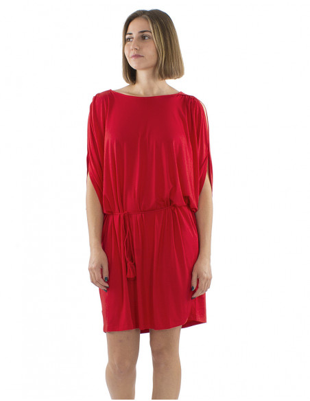 Robe ample manches chauve-souris