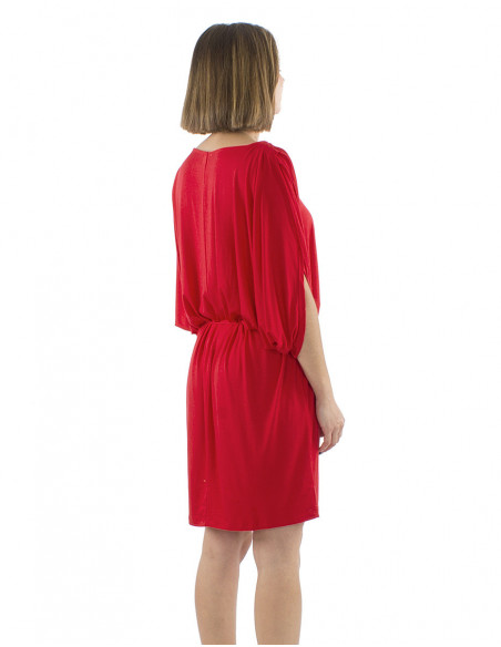 Robe ample manches chauve-souris