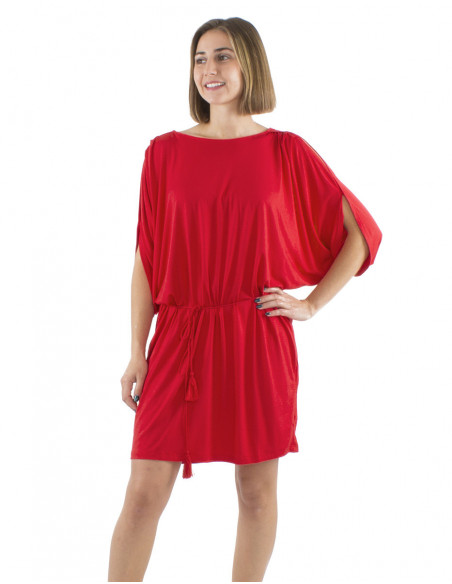 Loose and comfortable dress bat sleeves
