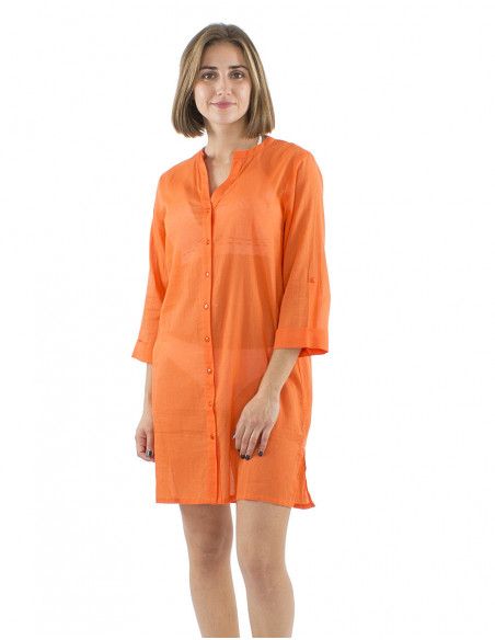 Long transparent shirt