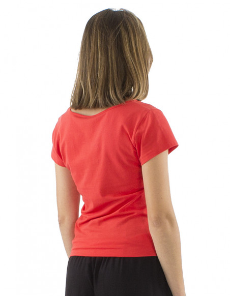 Basic plain short sleeve t-shirt