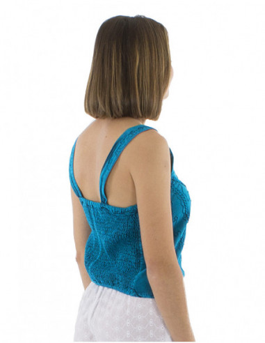 Plain ethnic top with embroidery