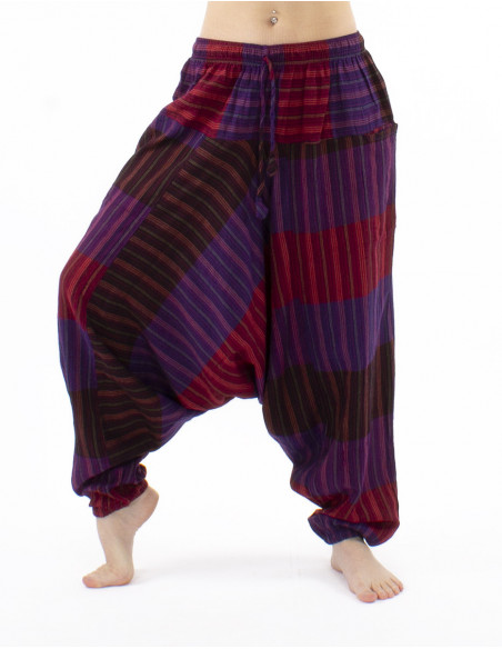 Baba cool plaid sarouel pants