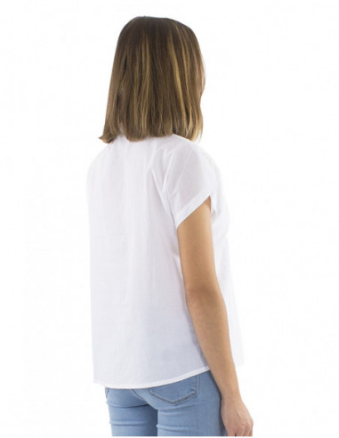 Embroidered short sleeves shirt