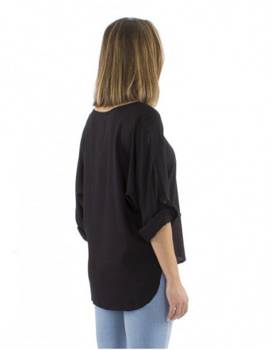 Loose blouse adjustable sleeves