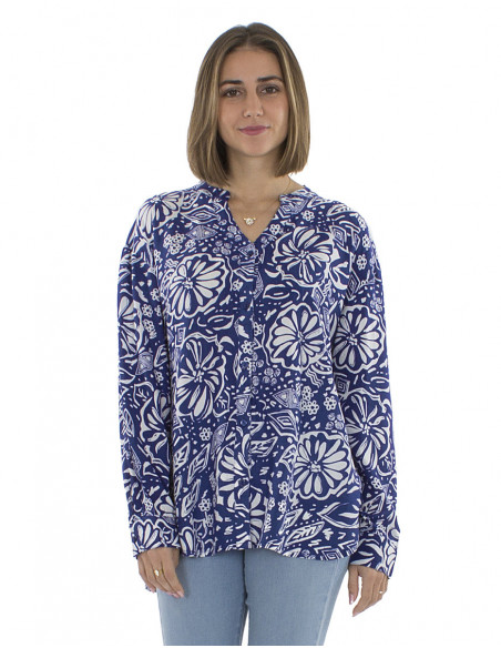Women's shirt puffy sleeves