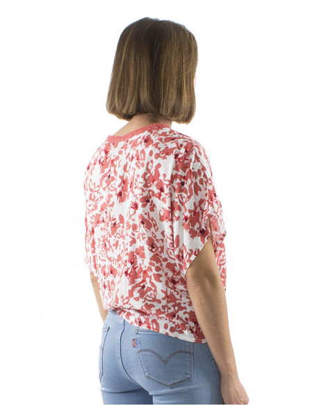 Original boho blouse with embroidery