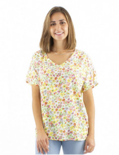 Multicolored floral...